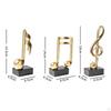 Music Note Figurine Musical Symbol Decoration Desktop Resin Home Ornament