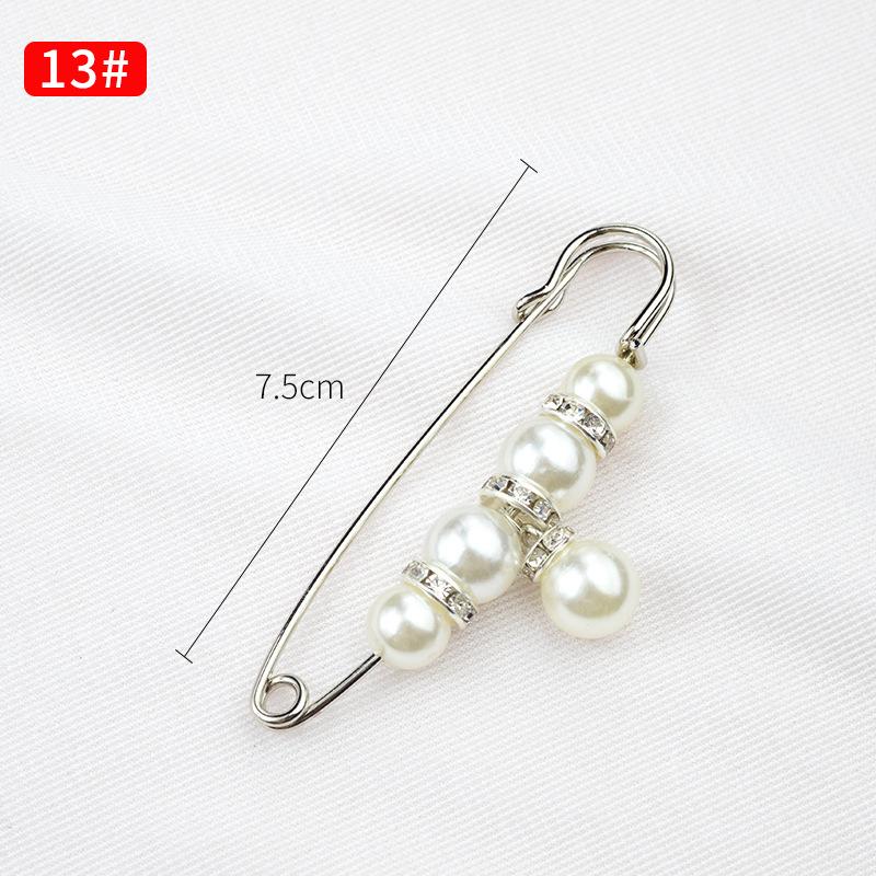 

Булавка на талию с жемчужной летней брошью, пряжка для джинсов Anti-Exposure