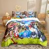 Animation Series 3D Digital Printing Three-Piece Bedding Kit Bed Sheet Quilt Cover