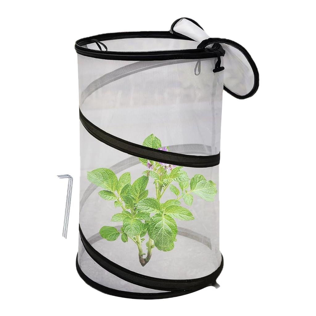 Portable Polyester Plant Net Cover Shelter Foldable Design Easy To Store Transport Shield Vegetables From Birds Insect