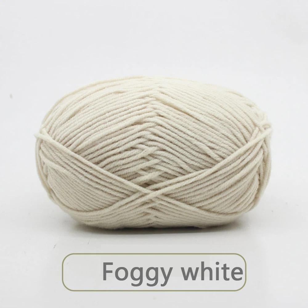 1pc 50g Soft Wool Milk Cotton Yarn Crochet Anti-Pilling Hand Knitting Thread For Cardigan Scarf Hat Baby Sweater Doll Supplies