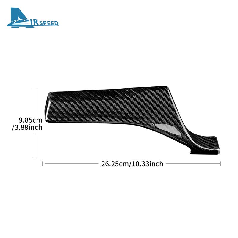 For Subaru Crosstrek 2024 WRX/WRX STI Real Hard Carbon Fiber Main Driver's Left Trim Sticker Interior Car Accessories