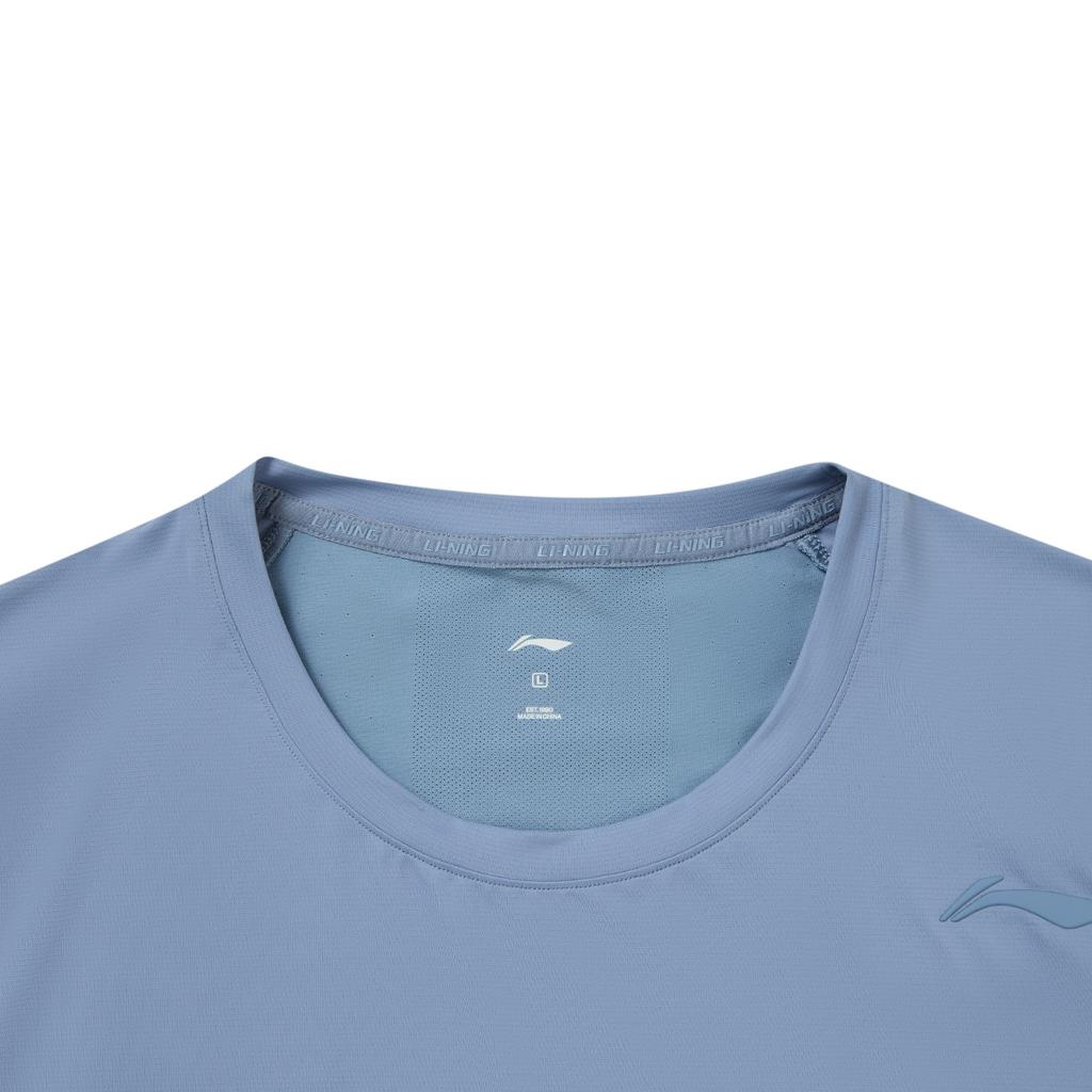 Li-Ning Ice Comfort UV Protection Round Neck Logo Letter Short Sleeve T-Shirt Men tops ATSW481-3