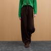 SANCITY 2025 Winter Loose High-Waist Wide-Leg Casual Pants