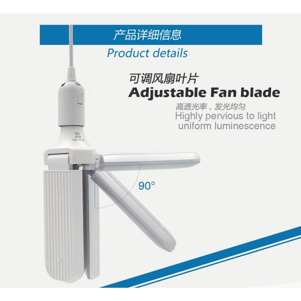 E27 LED Garage Light Deformable AC85-265V 28W 3800LM Ceiling Fixture Lights Workshop Lamp