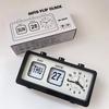 Retro Loud Bell Alarm Clock with Night Light - Silent Bedside Clock, Creative Gift for Students and Bedroom Decor