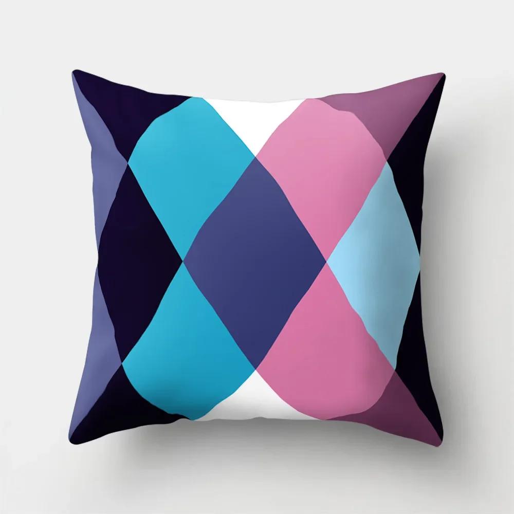 Mode Kissenbezug Cartoon Funda Cojin Sonnenaufgang Überwurfkissen für Schlafzimmer Regenbogen Kissenbezug Housse De Coussin Hogar