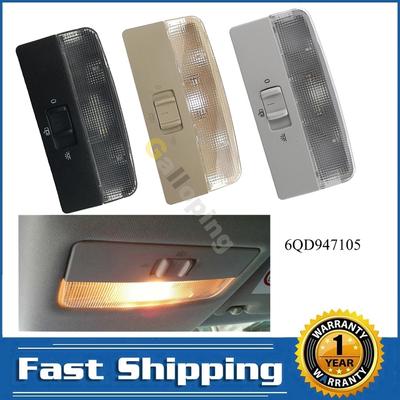 For 2002-2015 VW Polo 9N 6R T5 Bora Addy Fabia Sea Reading Light Interior Lamp Dome Light Console Car Accessories 6QD947105