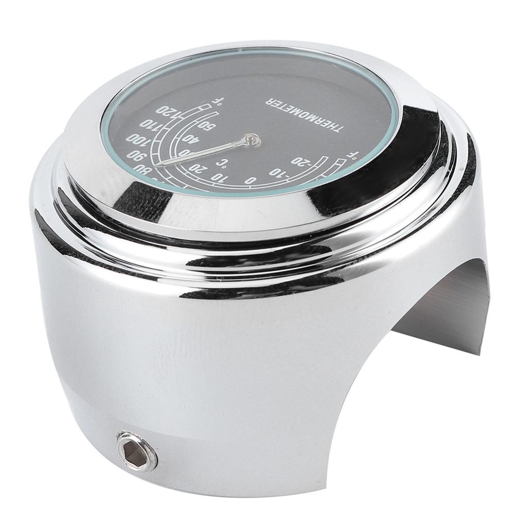 1in 78in Handlebar Mount Thermometer ‑20 Celsius  ‑ 50 Celsius  Measuring Dial Weatherproof for
