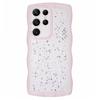 JTW Series for Samsung Galaxy S22 Ultra 5G Cell Phone Case TPU Glitter Sparkle Wavy Edge Cover