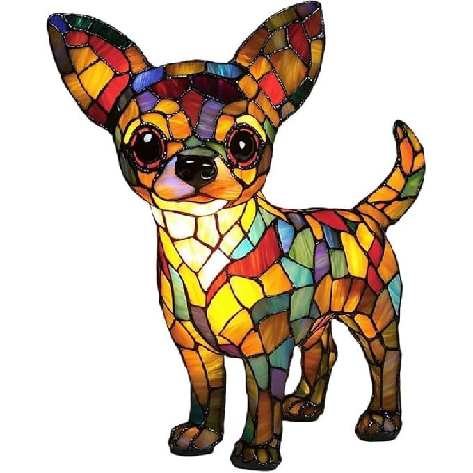 Atlodas Cat Lamp, Cats Stained Resin Tabletop Night Light, Cats Series Art Night Light, Cat Stained Glass Lamp, 3D Cute Pet Themed LED Table Lamps,