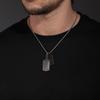 Police Men's Doubletag Stainless Steel Necklace GN0042001, Includes Exclusive Box and Paper Bag [Official Import]