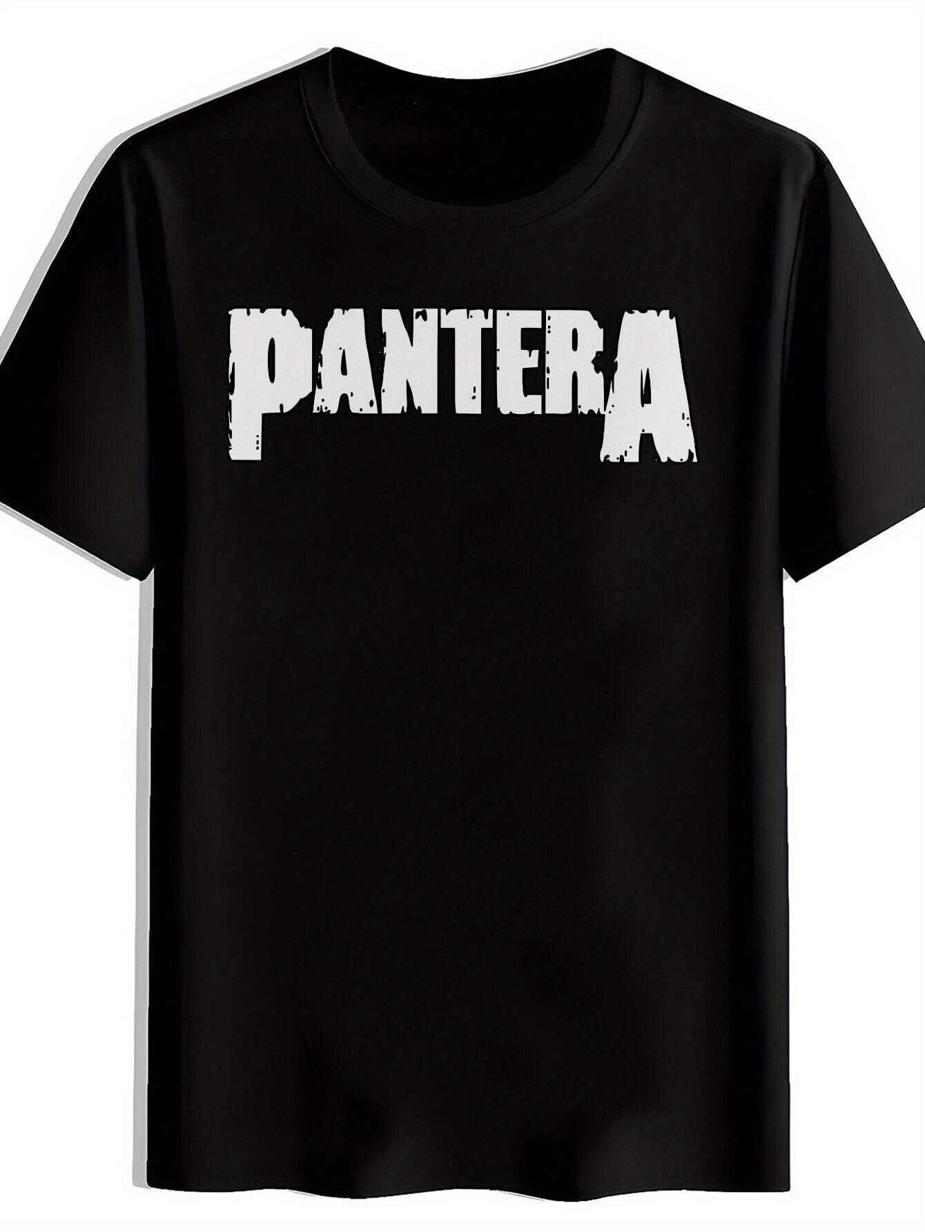 Black PANTERA Graphic T-shirt - Vintage Rock Band Print XXXXL