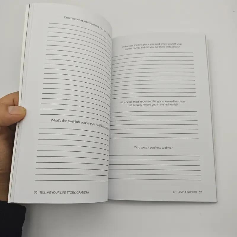 Erzähl mir deine Lebensgeschichte, Tagebuch für Mama, Papa, Oma, Opa, Mehrzweck-Tagebuch, tragbares Notizbuch, Geschenk für die Schule, Eltern