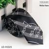 Multi-Color Student 5cm Narrow British Casual Polyester Silk Printed Tie