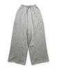 Bonseullipi Crystal Stud Curve Wide Pants (Melange Gray)