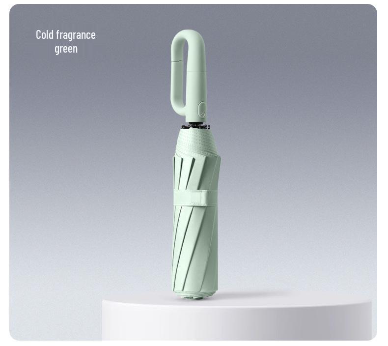 Automatic Large Windproof Umbrella - Dual-Use, Reinforced, Sun Protection & Folding Design
