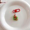 Christmas Cartoon Cute Keychain Santa Claus Elk Snowman Pendant Keyring Backpack Hanging Decoration  Year Party Gifts