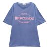 Summer Midlength Loose Womens Letters Couples Tendy Top