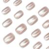 Wearable nail sticker soot purple cat's eye fake nail patch Wearable nail short fake nail summer manicure