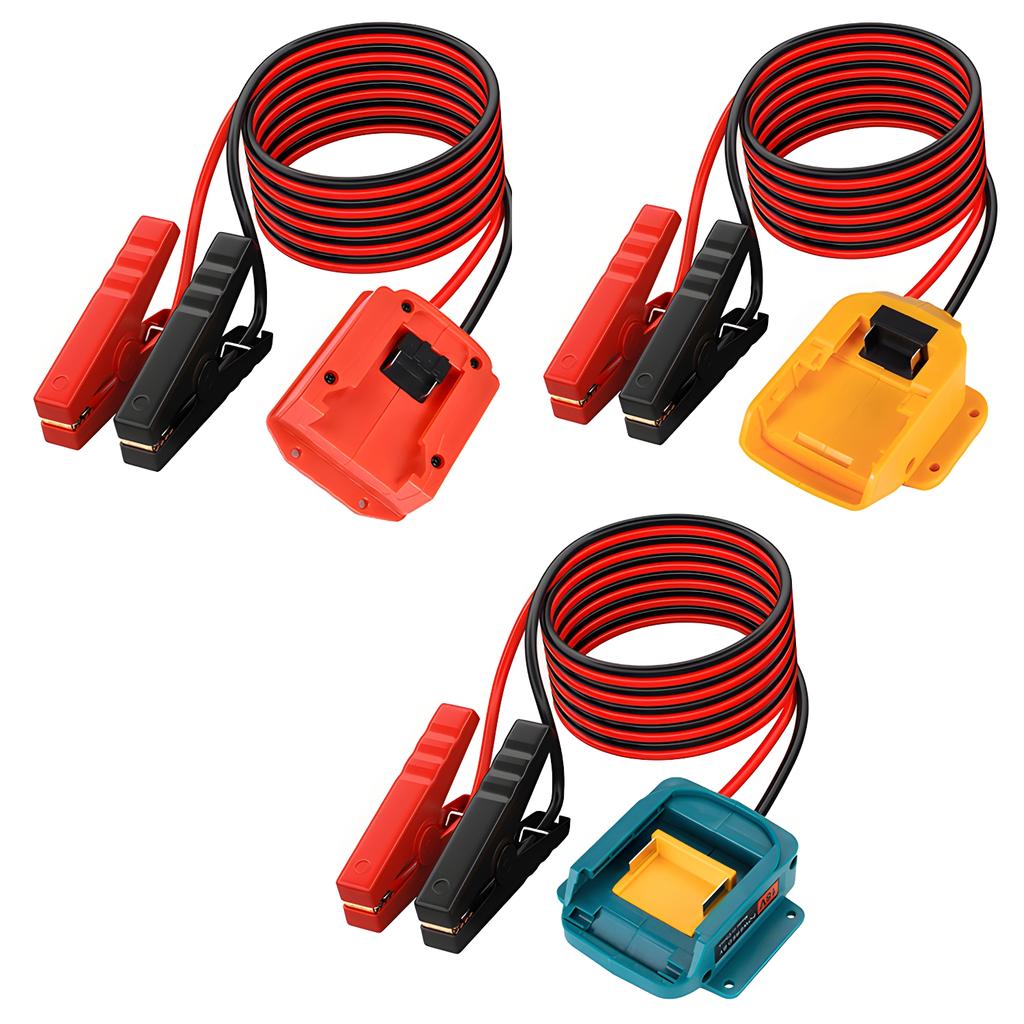 Car Battery Igniter Automotive Emergency Power Kits 12AWG Cable Jumper Starter Jump Kit Power Tool for Milwaukee Makita Dewalt