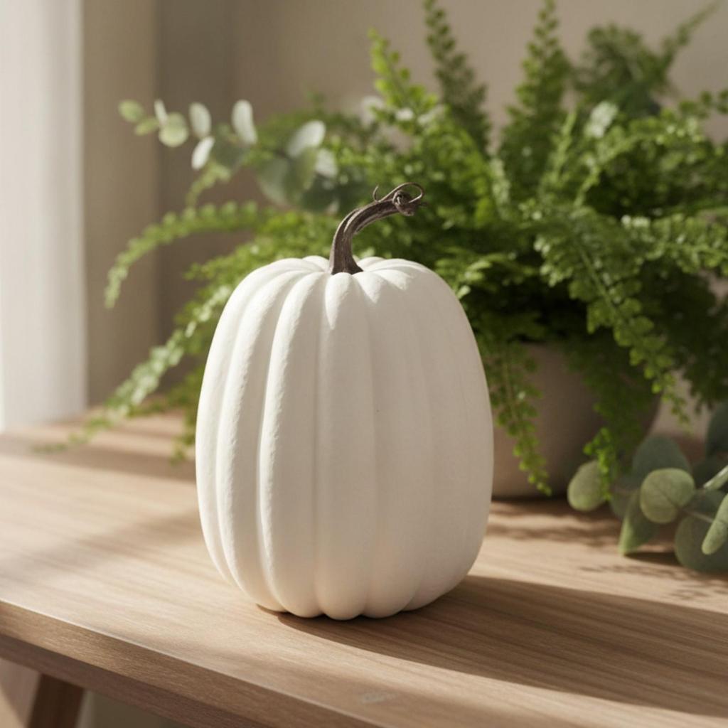 Artificial Pumpkin Decoration Seasonal Ornamental Model Compact for Mantel Décor