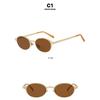 Ladies Sunglasses, Vintage Metal Oval Sunglasses