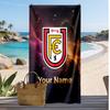 Union Berlin FC Personalisiertes Bedrucktes Strandtuch Fußballlogo Unterstützung Benutzerdefinierter Name Text Absorbierendes Handtuch Für Sport Reisen Besonderes Geschenk