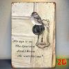 D Flat D Flat Sparrow X Cm Metal Wall Art Sign Durable Wrought Iron Decor for Home and Office Perfect for Be