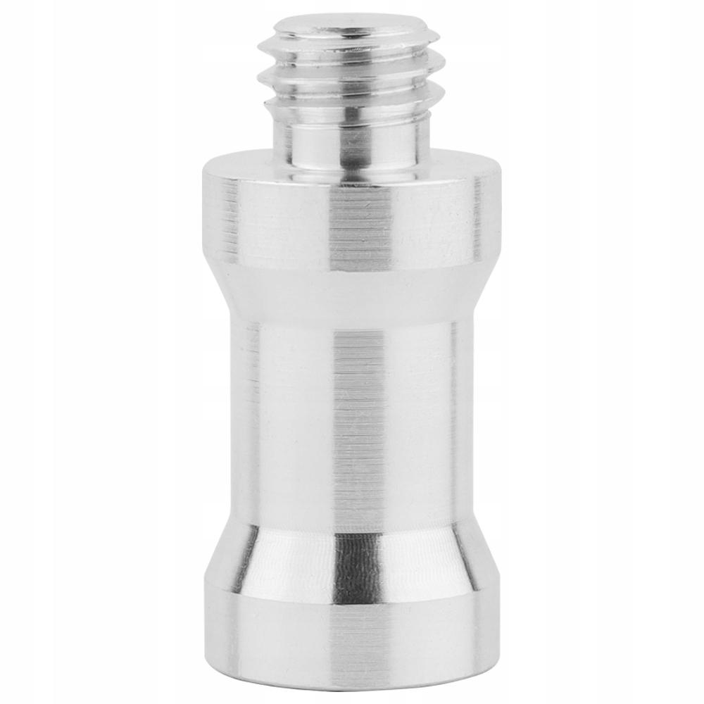 Adapter, tripod reduction sleeve 1/4" to 3/8" aluminum for lamp stand
