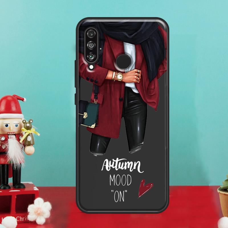 Fashion Girl Art For Huawei Nova 9 10 SE 12i 12s 11i 8i Y90 Y60 Y70 Y72 Y73 Y61 Y91 P60 Pro P30 P40 Lite Case