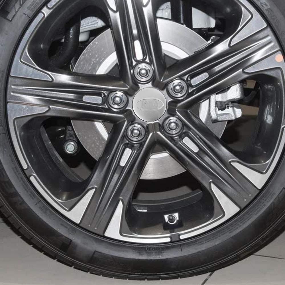 4 szt. 58 mm Nakładki na środek piasty koła samochodowego Dekielki piasty felgi Pyłoszczelna osłona Emblemat Do KIA Rio Sportage Ceed 3 4 K5 Picanto Optima Sorento