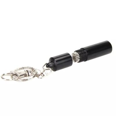 Outil de réparation Taper tip Noir avec porte-clés Affûteur de queue de billard Pick pour stick de snooker Affûteur d'embout de queue de billard Outil à épine d'aiguille