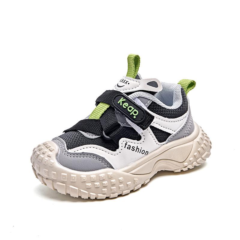 Girls' shoes, new autumn sports shoes for children, soft-soled mesh shoes, breathable mesh dad shoes for small and medium-sized boys