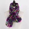 Winter Women Real Rex Rabbit Fur Scarf Natural Warm Soft Rex Rabbit Fur Muffler Lady Genuine Rex Rabbit Fur Scarves