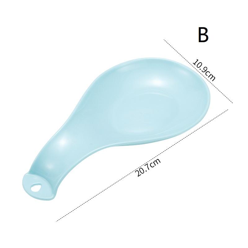 Spoon Rest Large Plastic Spoon Holder Heat-Resistant Cooking Spoon Rest Coffee Spoon Holder Dishwasher Safe Spoon Rest