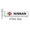 ABE4  Car Styling 3D Aluminum Alloy Body Side Fender Trunk Badge Sticker For Nissan GTR Nismo Terrano Versa Primera Livina Qashqai J11