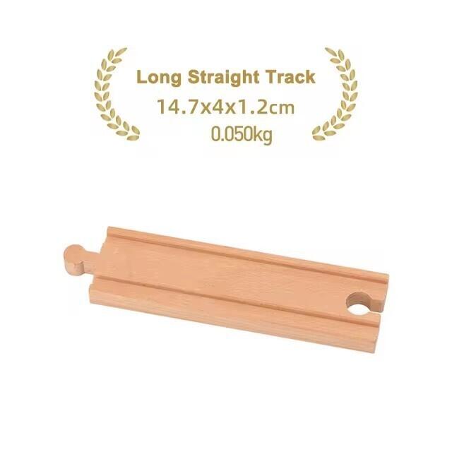 All Kinds of Wooden Track Accessories Beech Wood Railway Toys Fit For Brand Wooden Train Tracks Education Toys For Children