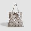 Fashion Tote Bag Rhombic Foldable Shoulder Versatile Quilted Handbag
