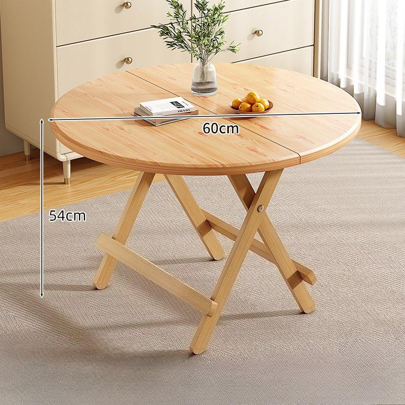 Sturdy Folding Dining Table - No Assembly Needed, Strong Stable Desk for Kitchen, Study & Office, round dining table,small table