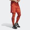 Adidas SS23 French Open Series Tie-Dye Full Print Tight Fitness Leggings Men Leggings Red HS6789