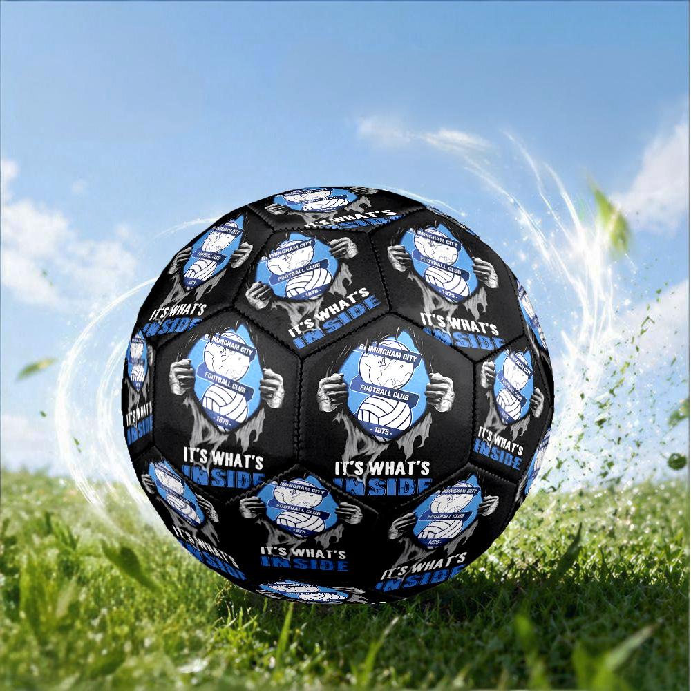 Birming-ham Football Club Printed Size 5 Soccer Balls, High-Quality, Anti-Slip, Protective Football, A Unique Gift , Birthdays, Christmas Gifts