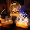 Battery Operated Ambient Lighting Halloween Decoration Lights, Decorative LED Night Light, Acrylic Skull/Pumpkin Table Light Up Party Props