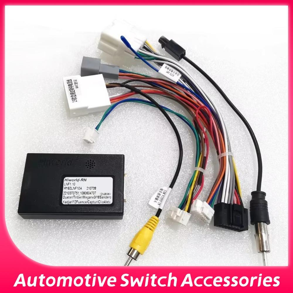 For Renault Dacia dust collector CANbus box car Android stereo 16 pin power harness cable adapter car audio and video cable