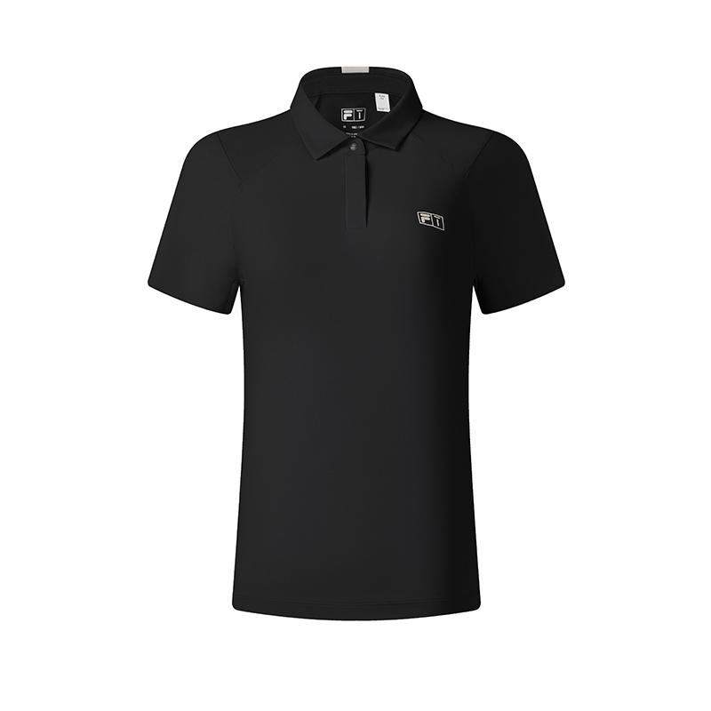 

New FILA Golf Series Polo Shirt Women s Pitch Black A11W525108FBK 170/88A/L