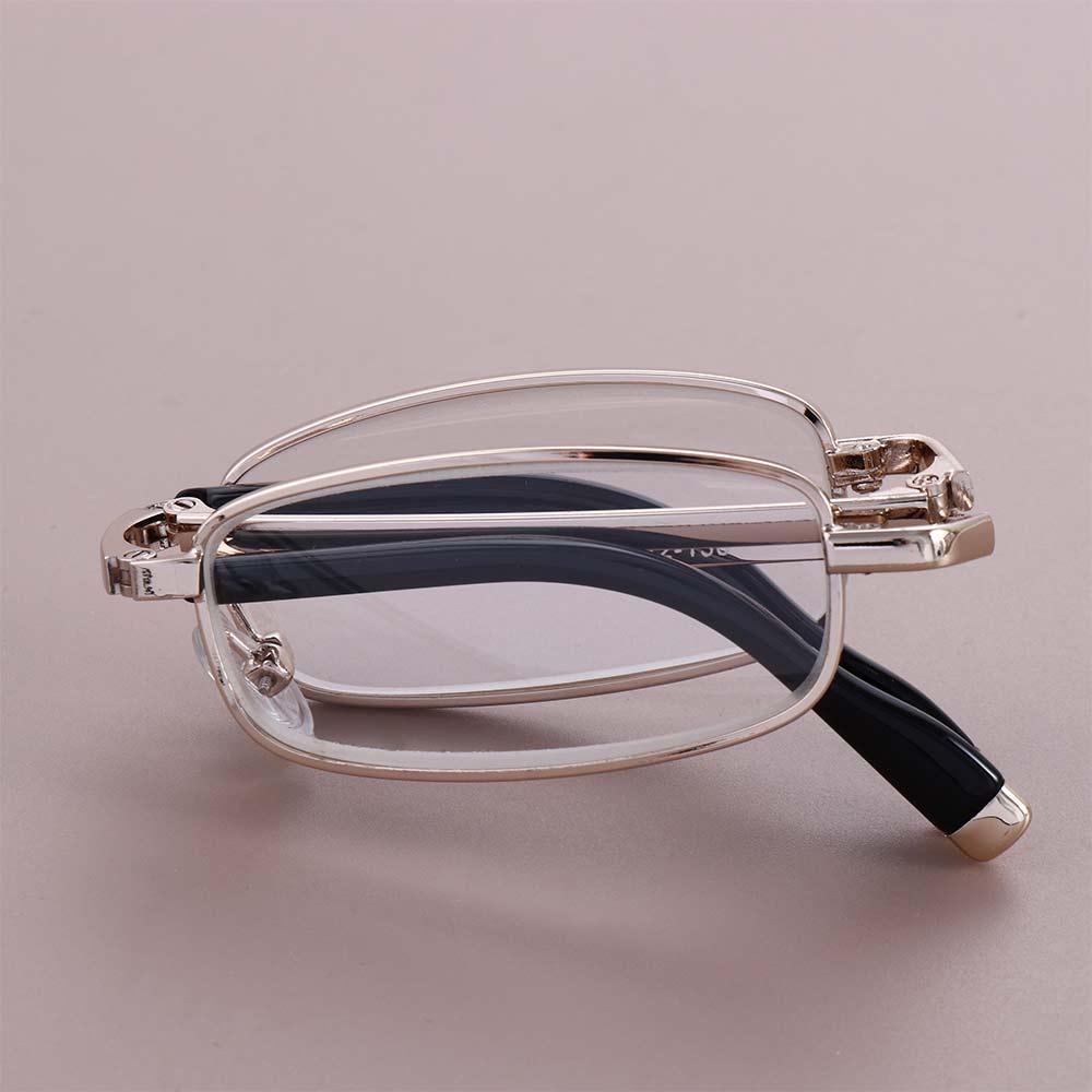 Presbyopia Eyeglasses With Glasses Box Foldable Reading Glasses Folding Hyperopia Eyewear