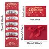 Creative DIY Folding Red Envelope - Santa Dollar Card with Christmas Bronzing, 6-Pack Festive Money Holder Set