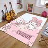 Custom Melody Mat Personalized Name, Polyester Washable Indoor Entryway Rug, Gift for Christmas, Easter, Thanksgiving Day