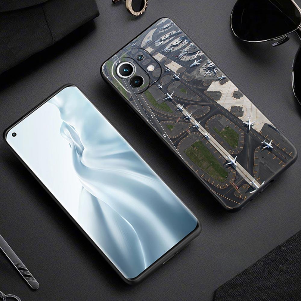 Travel-Nspired Airplane Route Phone Case Cover for Xiaomi Mi 17 15 14 13 12 11 Ultra 15T 14T 13T 12T 11T Pro Lite Soft TPU Shell