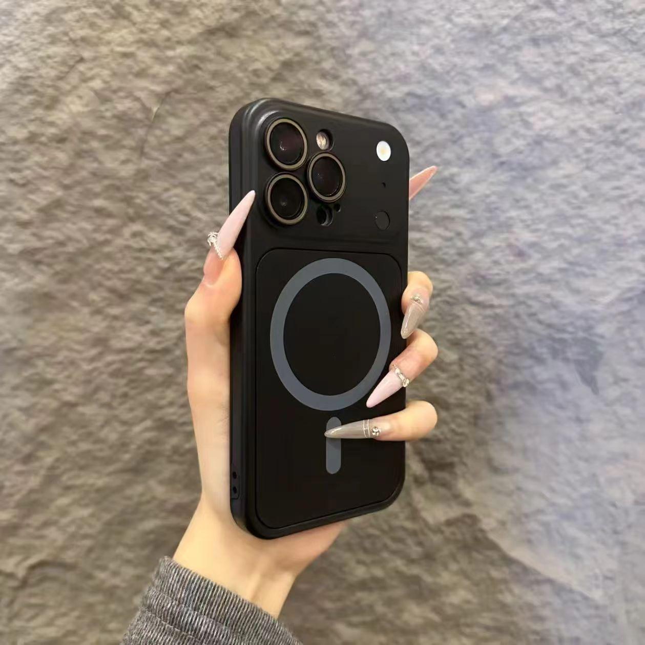 

Compatible with iPhone 17 PRO MAX, 2-in-1 large window frosted magnetic case, all-inclusive and drop-proof, for Apple 16, 15. iPhone 17 Air